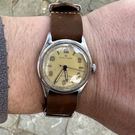 1945 rolex oyster perpetual 18k gold plated 5-561|Rolex Oyster Perpetual price history.